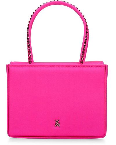 AMINA MUADDI Handtasche Aus Satin "superamini Gilda" - Pink