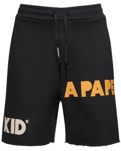 A PAPER KID Shorts in felpa - Grigio