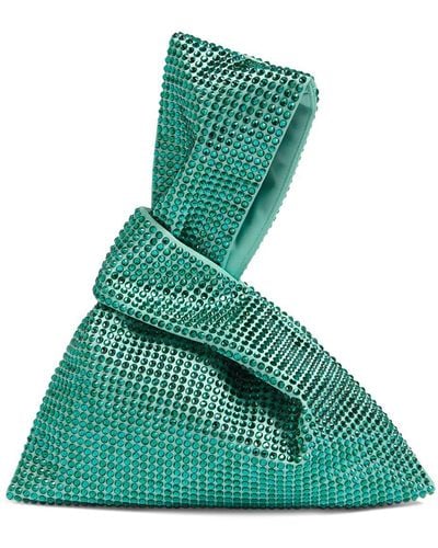 GIUSEPPE DI MORABITO Crystal Top Handle Bag - Green