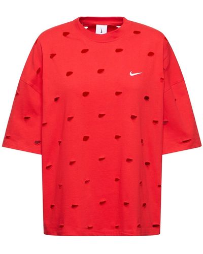 Nike T-shirt "jacquemus Swoosh" - Rot