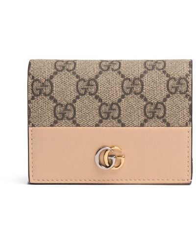 Gucci Petite Marmont Leather Card Case - Grau