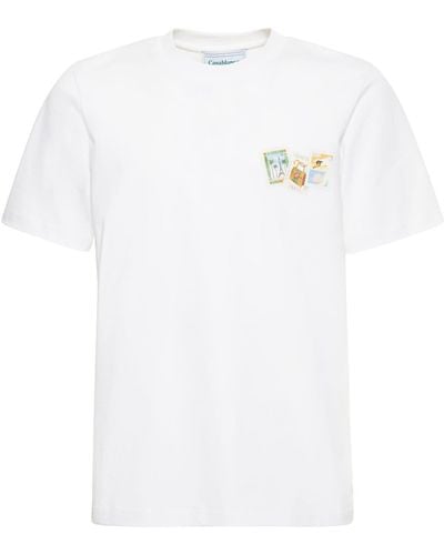Casablancabrand Souvenirs オーガニックコットンtシャツ - ホワイト