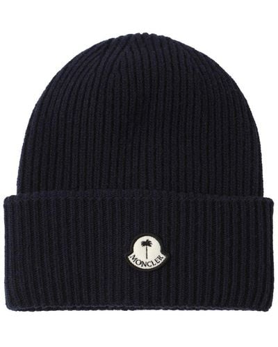 Moncler Genius Moncler X Palm Angels Carded Wool Beanie - Blue
