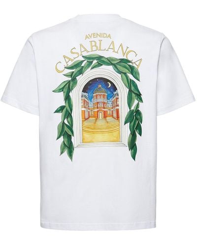 Casablancabrand Avenida Organic Cotton T-shirt - White