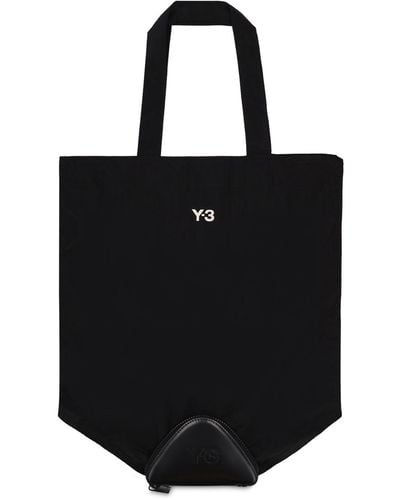 Y-3 パッカブルトートバッグ - ブラック