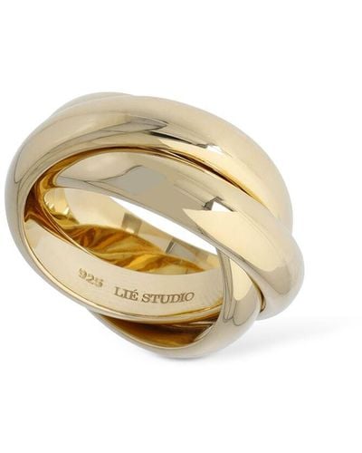LIE STUDIO Sofie Thick Ring - Metallic