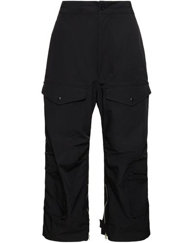 Junya Watanabe Multi-pocket Oxford Pants - Black