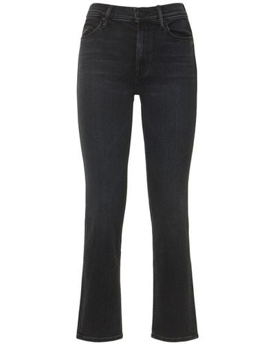 Mother The Mid Rise Dazzler Ankle Jeans - Black