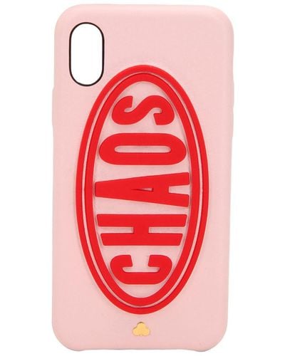 Chaos Daytona Leather Iphone X Cover - Multicolor