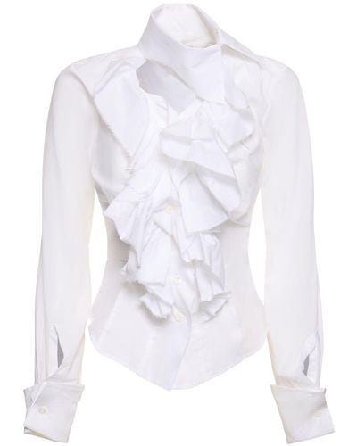 Ruffle Shirts for Women - Up to 85% off | Lyst
