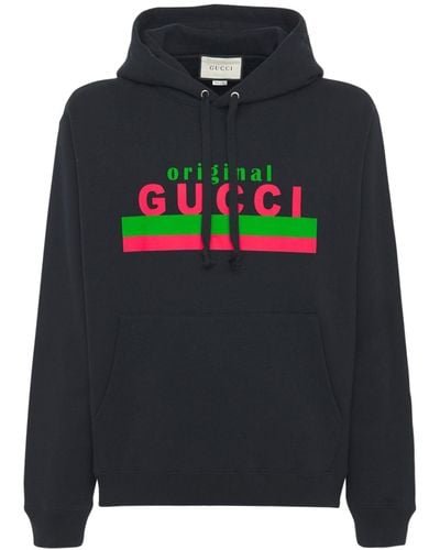 Gucci Original コットンフーディー - ブラック