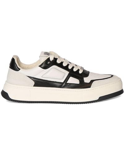 Ami Paris New Arcade Leather Low Top Trainers - White