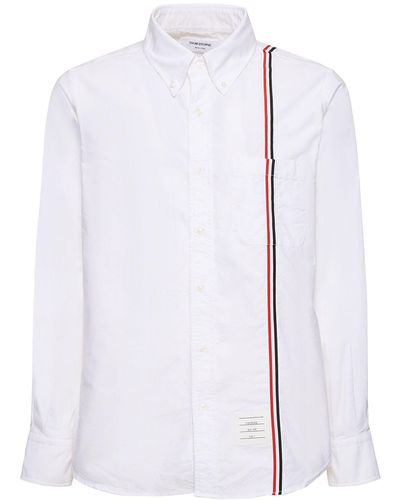 Thom Browne ストレートフィットボタンダウンシャツ - ホワイト