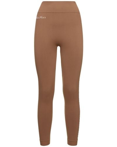 Shop S Max Mara 2021-22FW Logo Leggings Pants by Cielblue