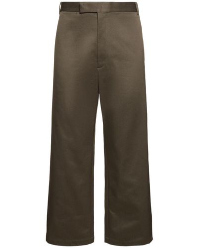 Thom Browne Unconstructed Straight Leg Trousers - Multicolour