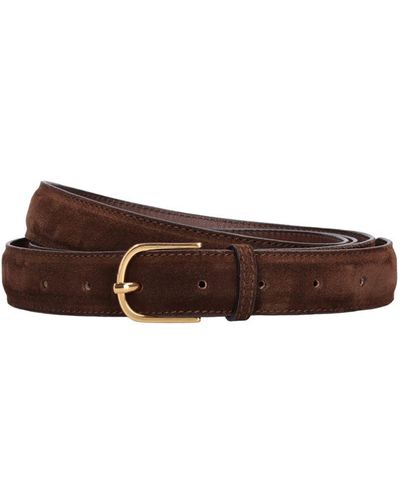 Totême 2.5Cm Wrap Leather Belt - Brown