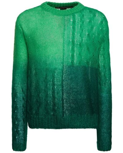 ANDERSSON BELL Foresk Mohair Blend Knit Jumper - Green