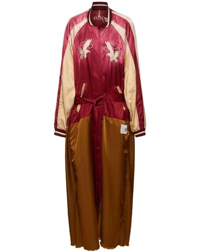Maison Mihara Yasuhiro Vestido souvenir - Rojo