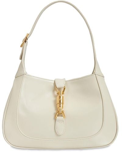 Gucci Small Jackie 1961 Leather Bag - White