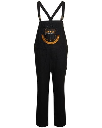 Honor The Gift Workwear Cotton Blend Overalls W/Logo - Black