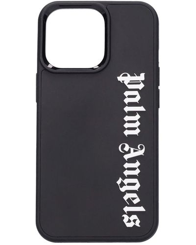 Palm Angels Cover iphone 13 pro con logo - Nero