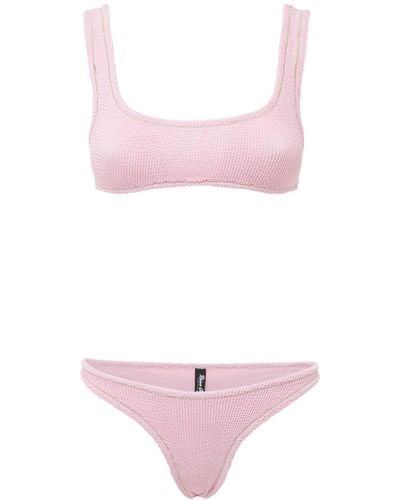 Reina Olga Ginny Scrunch Bikini Set - Pink