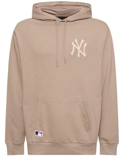 KTZ Ny Yankees Essential Oversize Hoodie - Natural