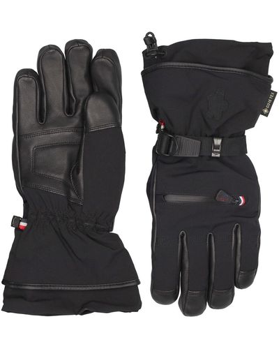 3 MONCLER GRENOBLE Tech Ski Gloves - Black