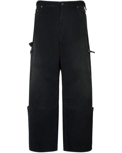 Balenciaga Jeans in denim di cotone - Nero