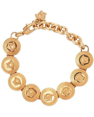 Versace Bracelet à logo - Métallisé