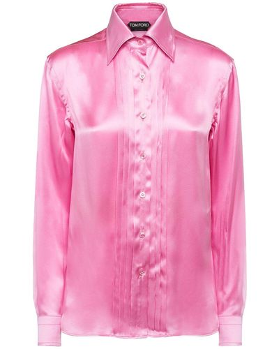 Tom Ford Seidenhemd - Pink