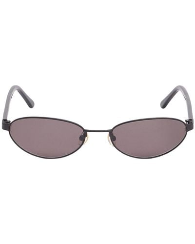 Velvet Canyon Musettes oval metal sunglasses - Marrone