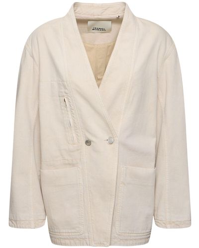 Isabel Marant Ikena Cotton Jacket - Natural