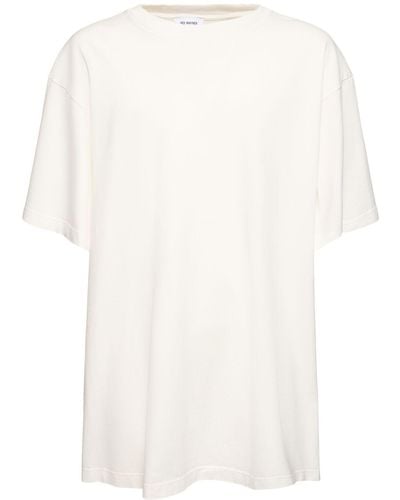 Hed Mayner Camiseta oversize de jersey de algodón - Blanco