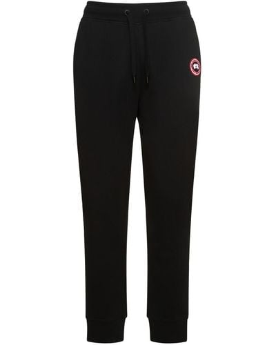Canada Goose Pantalones deportivos de algodón - Negro