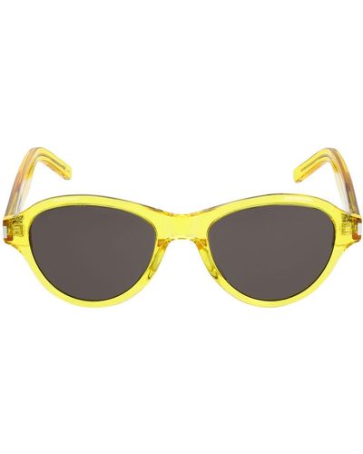 Saint Laurent Gafas De Sol Sl 519 De Acetato - Amarillo