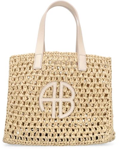 .com: ANINE BING Women's Emma Tote, Nude, Tan, Print, One Size :  Clothing, Shoes & Jewelry