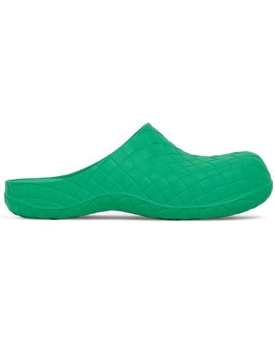 Bottega Veneta 40Mm Gel Rubber Slippers - Green