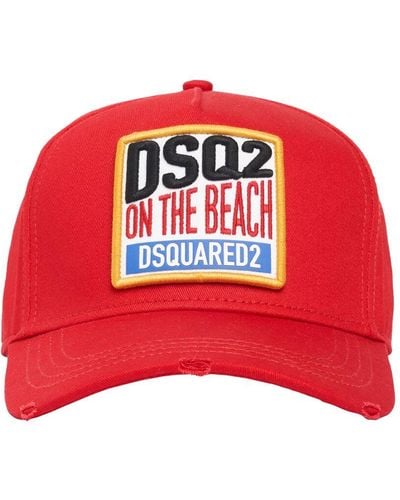 DSquared² Dsqua2 Logo Baseball Cap - Red
