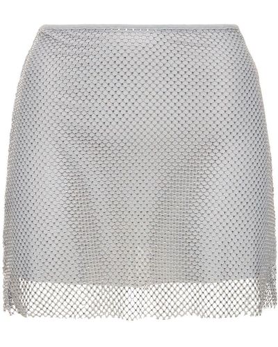 WeWoreWhat Sequined Mini Skirt - Gray