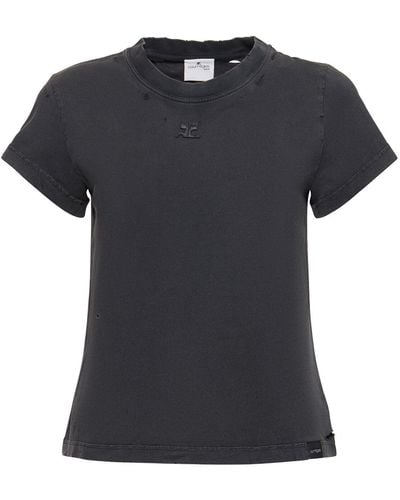 Courreges Ac Stone Tシャツ - ブラック