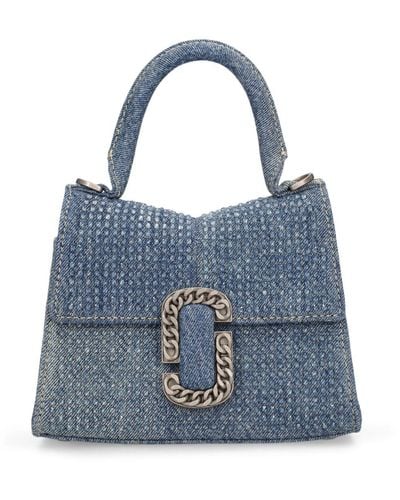Marc Jacobs Denim-handtasche "the Mini" - Blau