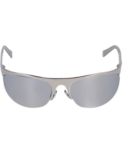 Marni Lunettes de soleil en métal salar de uyuni silver - Gris