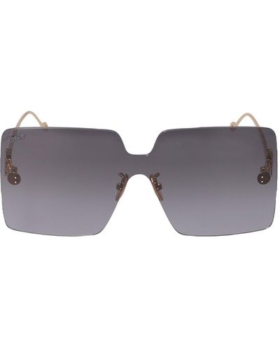 Loewe Sonnenbrille Aus Metall - Lila