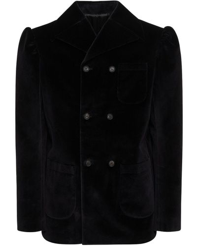 Egonlab Blazer shadow in seta - Nero