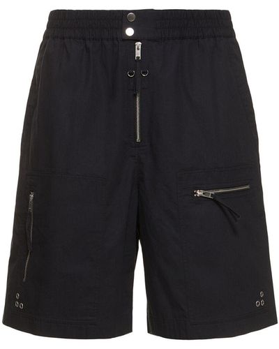 Isabel Marant Workwear-shorts Aus Baumwolle "nahlan" - Blau