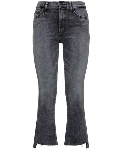 Mother The Insider Cotton Blend Jeans - Gray