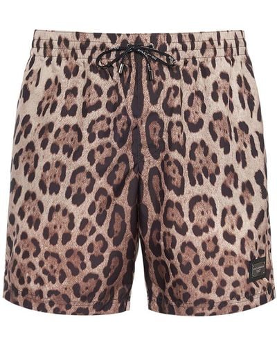 Dolce & Gabbana Printed Boxer Swim Shorts - Multicolor