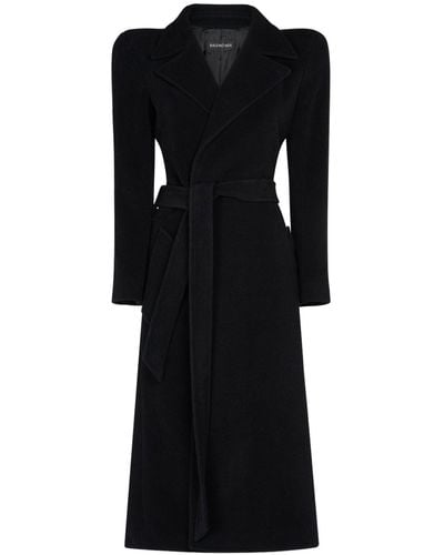 Balenciaga Cashmere And Wool-blend Coat - Black