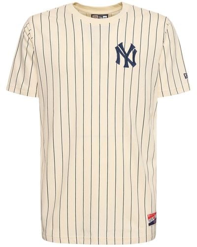 KTZ Cooperstown New York Yankees Tシャツ - ナチュラル